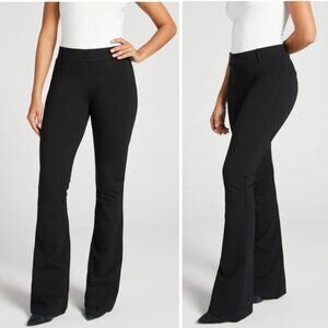 Betabrand Short Petite Classic Bootcut Dress Pant Yoga Pant Black